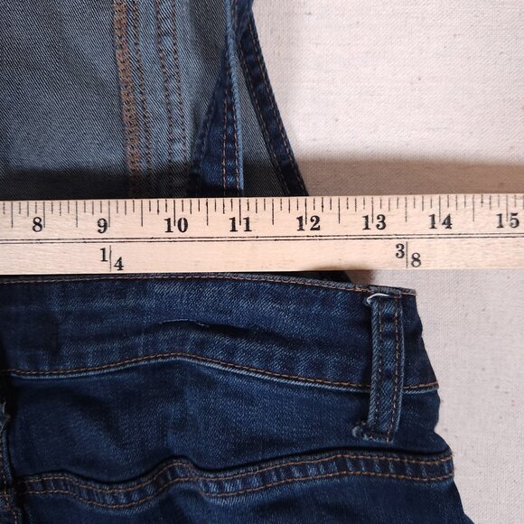 Free People Lexden Denim Overalls Womens 29 Blue Boho Casual Indie Festival Jean - Picture 4 of 16